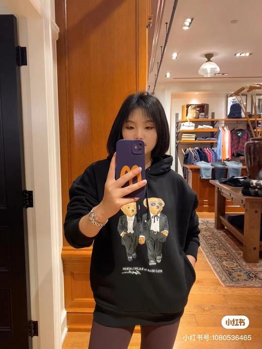 D122617新年款2026年双熊限定系列羊羔毛帽衫 商品图10