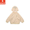 棉果果春季新品女童针织纯棉米白甜美针织连帽外套M122100226107 商品缩略图1