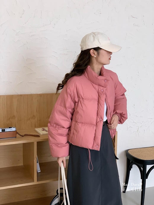撤柜清仓轻奢品牌扫码Max Daex®六色短款棉服外套高品质 小羽绒棉版型短款穿着就是很轻便很自在，非常显高，高个子小个子都可以WAN美驾驭的! 短款棉服上身特别好看，360度无死角 商品图5