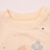 棉果果春季新品女童纯棉小线圈米白圆领套头卫衣M122180226110 商品缩略图2