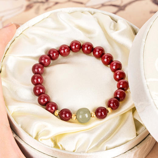 珠御在殿·康安守护系列朱砂手串 朱砂净心 砂质细腻 质臻色纯 商品图7