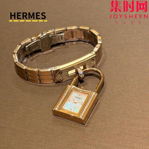 爱马仕 kelly凯莉系列 锁式腕表 一表多用 超实用性 女士腕表 搭载进口石英机芯 商品图5