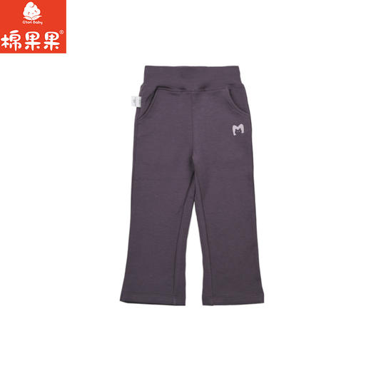 棉果果春季新品女童空气棉紫色针织长裤M122200426126 商品图0