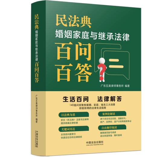 民法典婚姻家庭与继承法律百问百答 商品图0