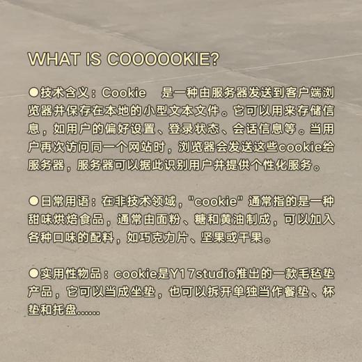 COOKIE 饼干坐垫 by Y17 studio 商品图5