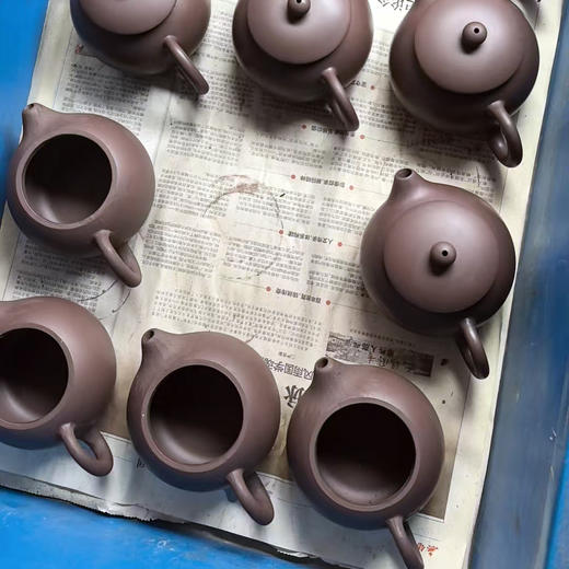 岸纾 非遗传承手工制作 宜兴原矿紫砂壶 西施 商品图5