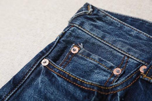 D122635秋新品男士海鸥印花修身直筒牛仔裤 商品图1