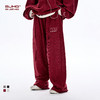 BJHG不计后果灯芯绒裤子男款春2026新款宽松刺绣直筒运动休闲裤女 商品缩略图0