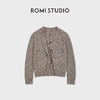 ROMI STUDIO“花纱羊毛开衫”彩点慵懒宽松圆领针织衫RWDSST1931 商品缩略图0