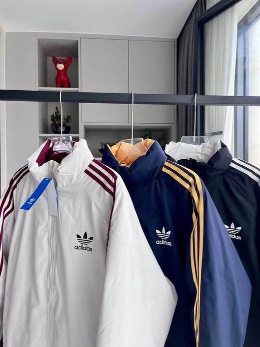 D122612三叶草撞色两面穿立领棉服外套男女同款 商品图3