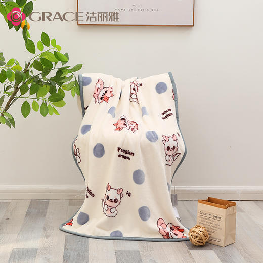 洁丽雅丨披搭毯-龙宝宝 JLY-YH588 商品图0