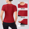 跃牌【欲动春风】系列 女紧身瑜伽短袖高弹速干健身运动T恤圆领透气显瘦跑步上衣LH1110 商品缩略图1