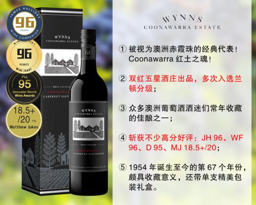 【现货特促，整箱更优惠】【JH96+WF96+D95】兰顿卓越级｜澳洲教科书级赤霞珠：酝思酒庄黑标赤霞珠旗舰干红（2022年） 商品图0