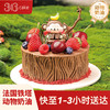 摩羯座 ∙ 萌猴丛林 ∙ 黑巧莓果车厘奶油蛋糕，可选1.5/2.5/6磅  | 36 CAKE 商品缩略图0