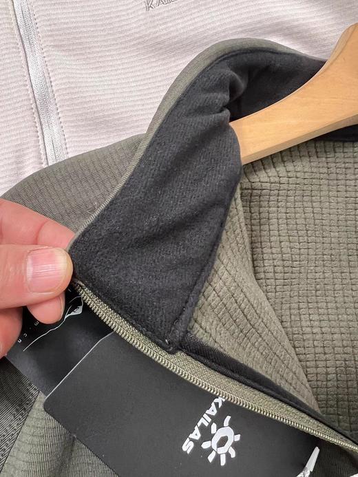 D122602男女同款圆领长袖抓绒套头衫保暖透气户外运动登山徒步卫衣 商品图9