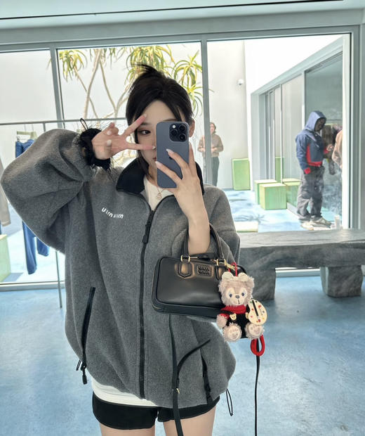 Miu家男女款小标抓绒外套122601 商品图0