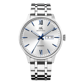 9103309102119 上海SHANGHAI 【专柜同款】上海牌手表时尚潮流男表双历显示全自动机械男士手表