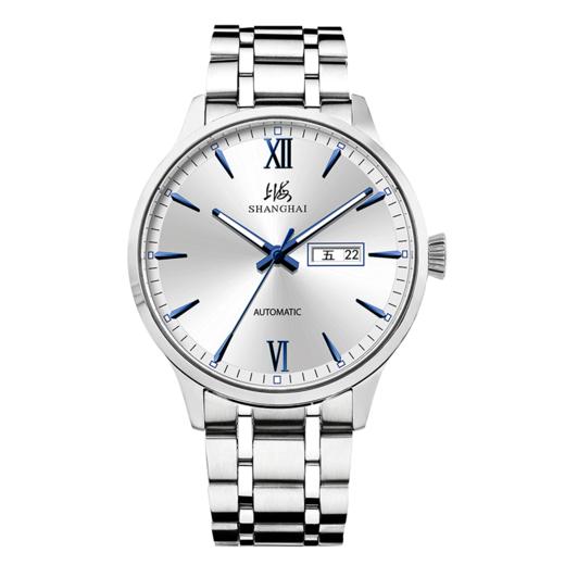 9103309102119 上海SHANGHAI 【专柜同款】上海牌手表时尚潮流男表双历显示全自动机械男士手表 商品图0