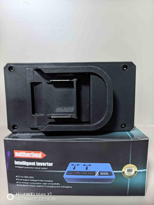 【货号07661】双插口锂电池转换器牧田脚直流转交流220V智能逆变器户外锂电池变压器 商品图9