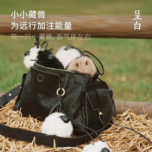 呈白 扎西德勒随身香挂藏原香挂车载香薰毛绒包包挂件 商品图4