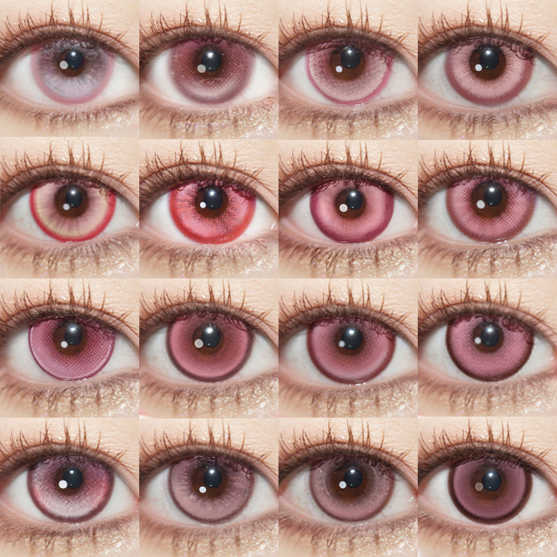 【合集】MyukiCon粉色 COS美瞳 坠入爱河/桃夭粉棕/粉樱奶昔/玫瑰精灵/樱花物语/桃芝粉/次元梦境Pro粉/魔女画廊粉 鬼灭之刃弥豆子/魔法少女小圆/守护甜心/明日方舟 清透浅粉桃粉色系