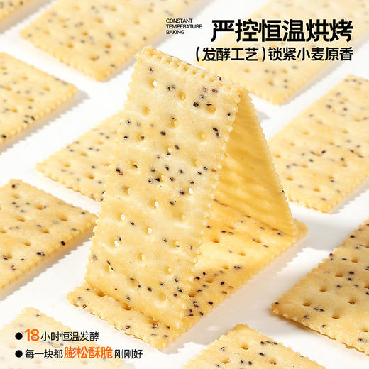 怪力食厂 牛油果鳕鱼苏打饼干奇亚籽风味508g/箱 商品图4