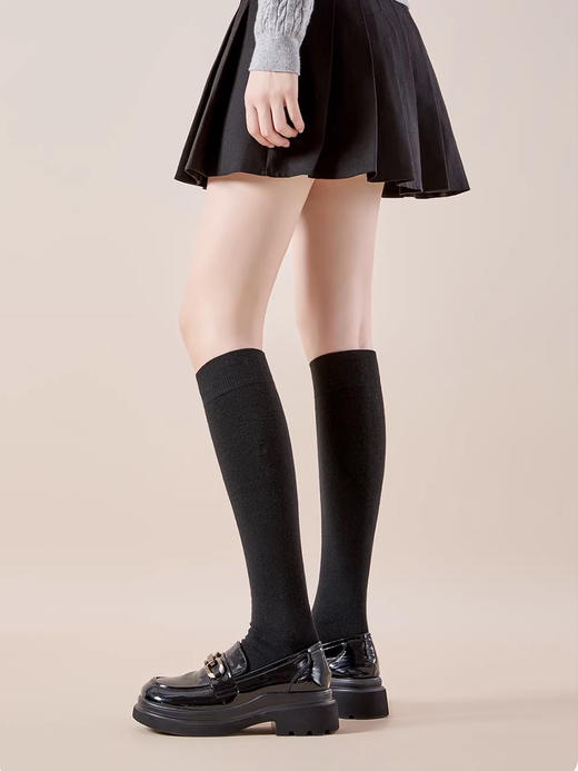 38丈素面羊毛中筒女袜FC2125 商品图4