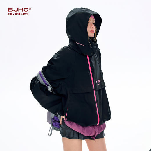 BJHG不计后果冲锋夹克男款春季潮牌可拆卸包包休闲户外运动外套女 商品图2