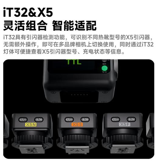 【热卖款】神牛正品IT32迷你相机闪光灯小型便携TTL自动测光高速同步相机微单热靴机顶灯 商品图5