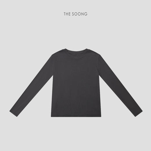 THESOONG26s早春新品"裸肤肌理"蚕丝羊毛六合一长袖上衣8184 商品图3