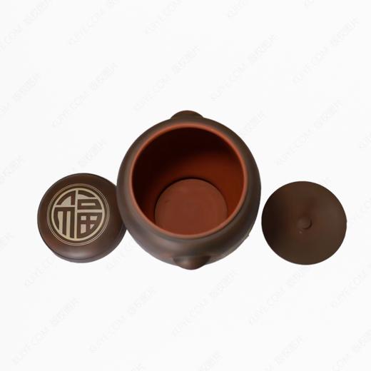 纯手工拉坯五色泥紫陶心经大坛（彩填）骨灰坛骨灰罐骨灰盒寿盒 商品图3