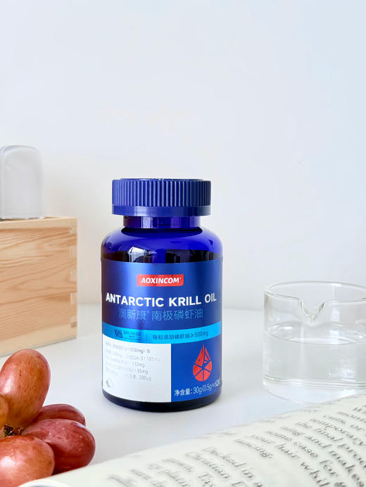 澳新康南极磷虾油总磷脂45含O-MEGA3虾青素胆碱DHA+EPA原料可溯源 商品图8