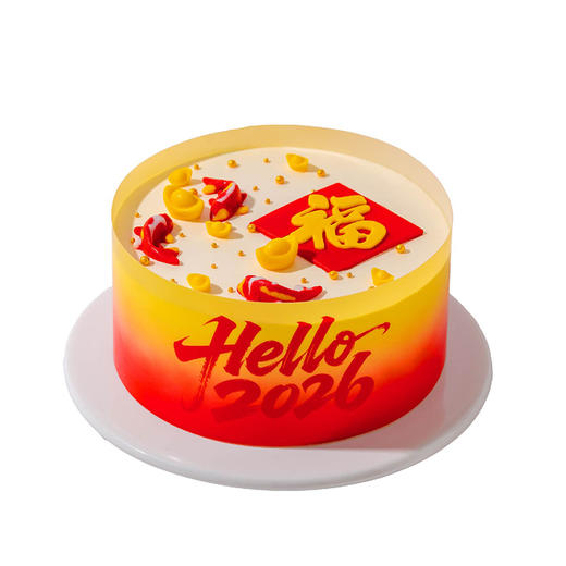 福运锦鲤·伯牙绝弦鲜果奶油蛋糕，可选1.5/2.5/6磅 | 36 CAKE 商品图5