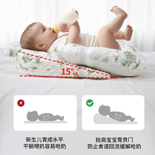 斜坡枕婴儿防吐奶斜坡垫防溢奶呛奶宝宝躺睡喂奶神器新生儿床中床 商品图2