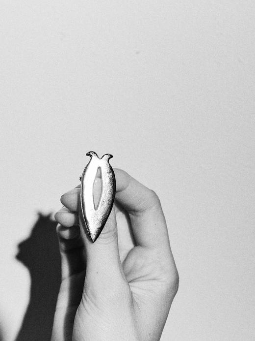 ABOAB｜Twin Birds Brooch [ 胸针 银 / 金 ]【WITHIN THE HORIZON】 商品图1