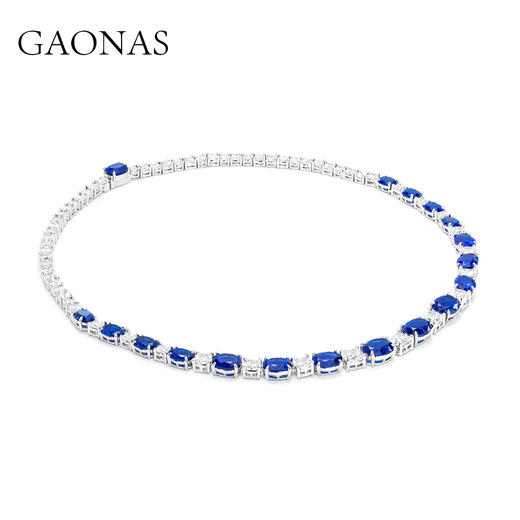 GAONAS  时尚贵气臻奢蓝色颈链11792XB 商品图1