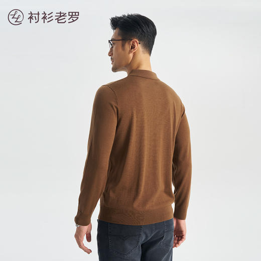 【精织一号】100%绵羊毛翻领毛衣247X0P726L[门店专款] 商品图4