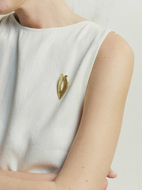 ABOAB｜Twin Birds Brooch [ 胸针 银 / 金 ]【WITHIN THE HORIZON】