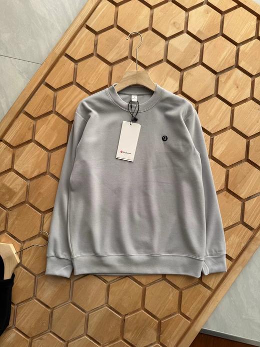 D122625基础圆领休闲内搭男士德绒打底衫卫衣 商品图4