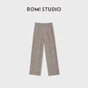 ROMI STUDIO“花纱羊毛裤”弹力高腰直筒慵懒毛织长裤RWDSXT1938 商品缩略图1