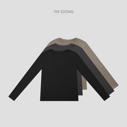 THESOONG26s早春新品"裸肤肌理"蚕丝羊毛六合一长袖上衣8184 商品图0