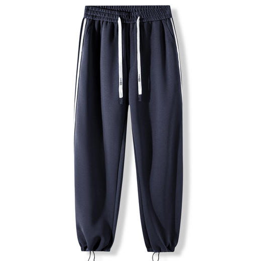 【含棉】圣得西2025年秋冬季男士休闲裤柔软舒适松紧腰直筒裤 商品图12