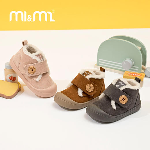 M1M2小纽扣绒靴M112404225 商品图1