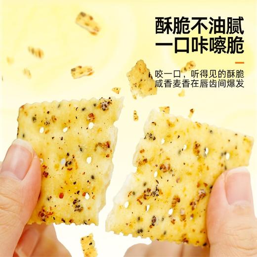 怪力食厂 黑松露火腿苏打饼干藜麦奇亚籽风味508g/箱 商品图4