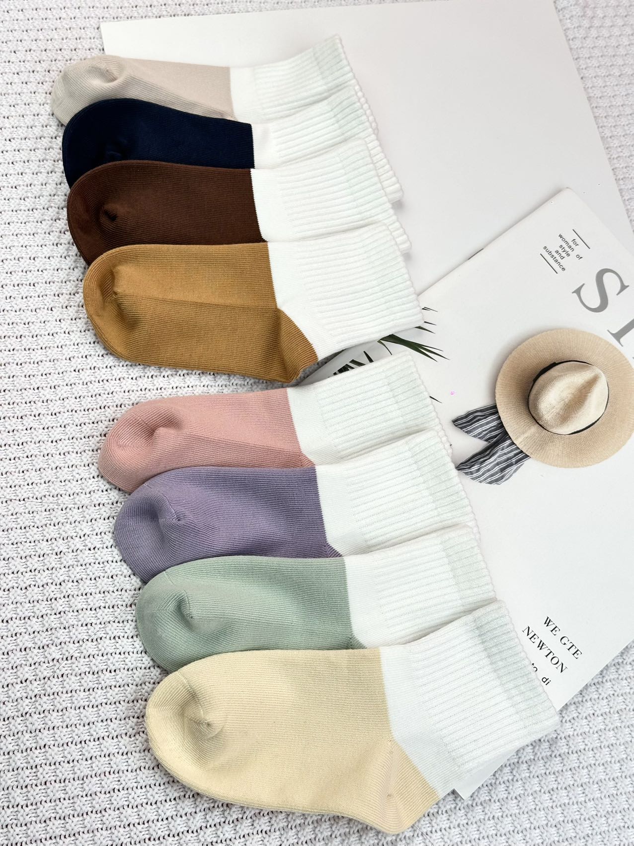 MILOFISH米乐鱼2026开学季新品儿童中筒纯棉袜 4双装