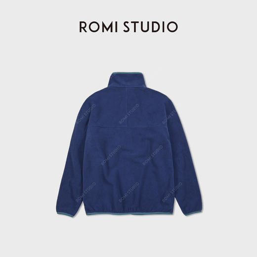 ROMI STUDIO“轻盈锁温”珊瑚绒云感柔软立领摇粒绒外套 RWCWWD7241 商品图2