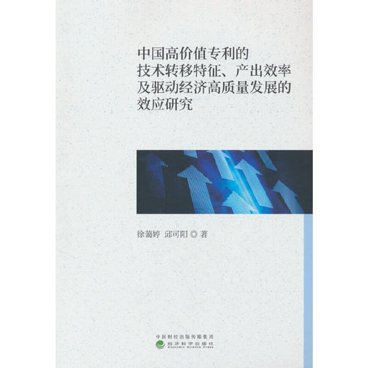 中国高价值专利的技术转移特征.产出效率及驱动经济高质量发展的效应研究 商品图0