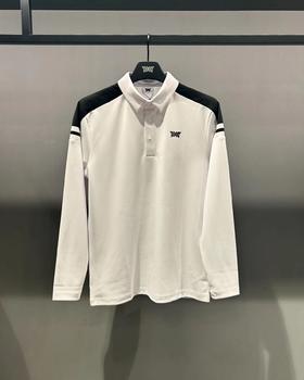 春新款男士拼肩撞色长袖上衣来啦！渠道高品质❗️质感好到爆！平铺渣图都这样，仔细分吧！⚠️放大看这个质感！多好啊！