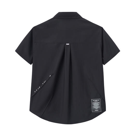 ONIARAI/鬼洗26新品黑标石器时代蚂蚁菌丝褶宽松短袖衬衫 A740005 商品图4