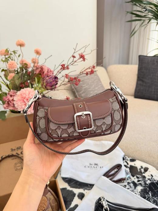 D122637可调节肩带腋下包法棍包单肩斜挎包 商品图0